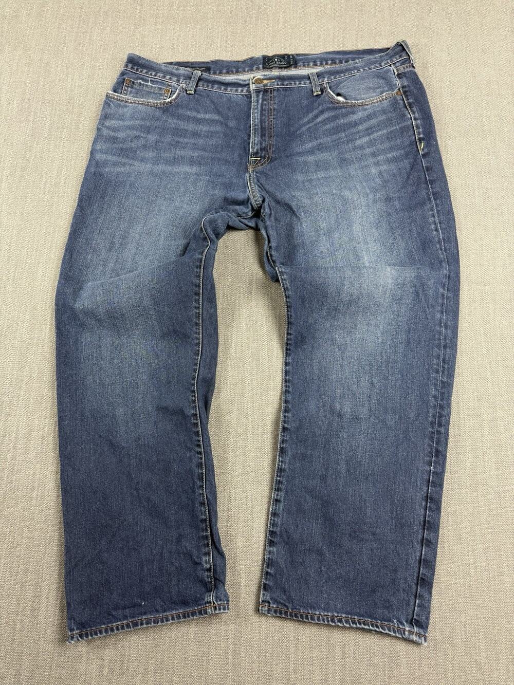 Lucky Brand 361 Vintage Straight Jeans Men’s 42x30 Blue Stretch Denim